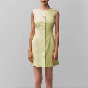 Guizio Elada Dress Yellow L